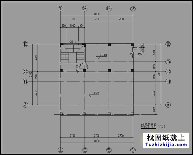 新农村四层房屋设计图,带屋顶花园(露台)