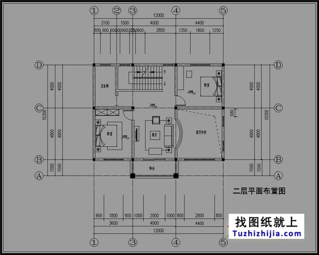 100平新农村三层复式房屋设计图纸,造价20万左右