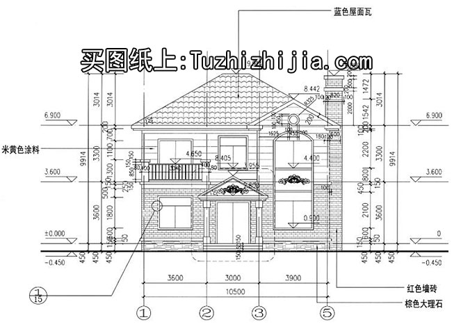 图纸包含-10万农村别墅设计图小户型,经济 耐看 实用