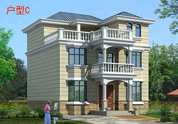 11x9三层别墅房屋设计图，含效果图片