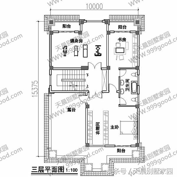 6款10米面宽别墅设计图,颜值和实用性兼顾