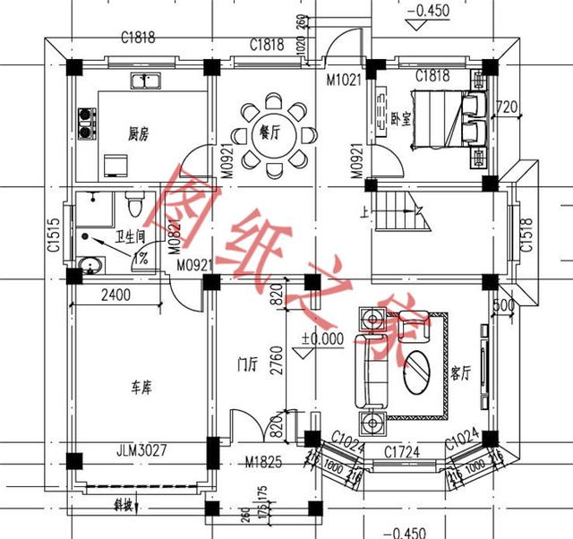 农村别墅设计图,时尚大方,舒适实用,而且造价也不高,非常适合农村自建