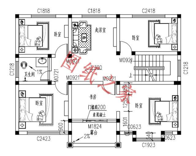 6套农村三层别墅设计图,造价合理,外观高端!