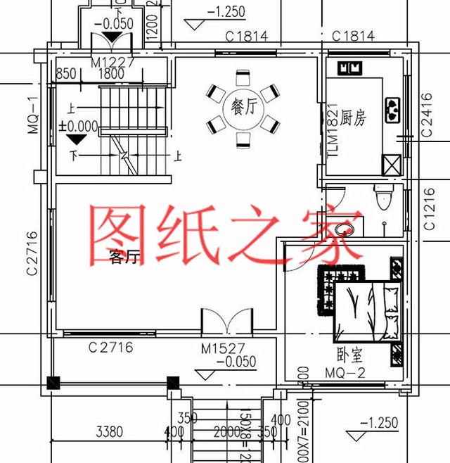 三层农村自建房,结构简单,造价低,拿到图纸就能施工!