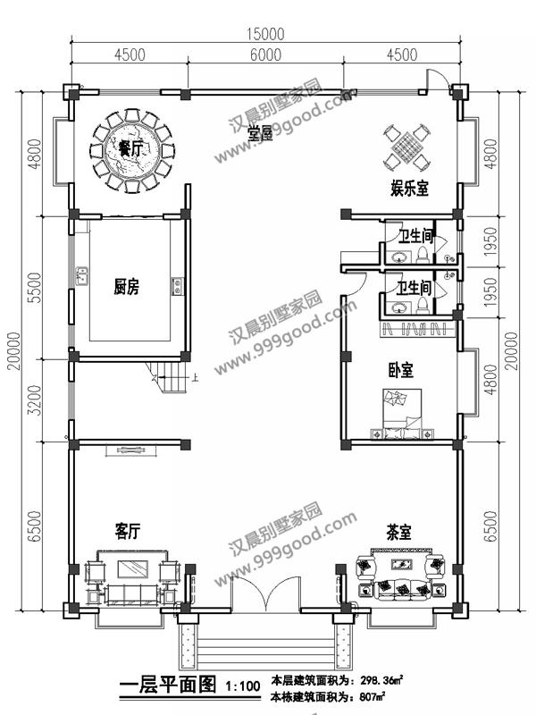 中风格三层别墅户型图,这就是未来最漂亮的农村房屋