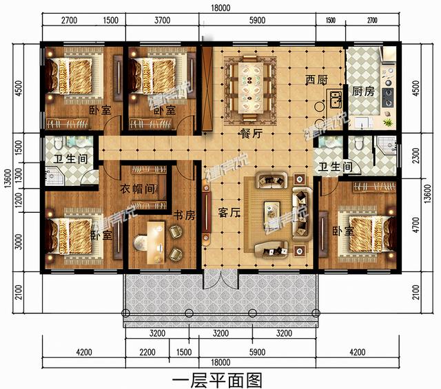 砖混结构,造价20-26万,开间13.8米,进深13.5米,占地面积186.