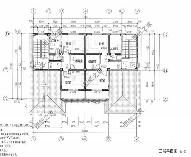 18x10米农村建房图纸,自建房18x10设计图 18米开间三层双拼别墅效果图,两个孩子一起建,好好享受老年生活