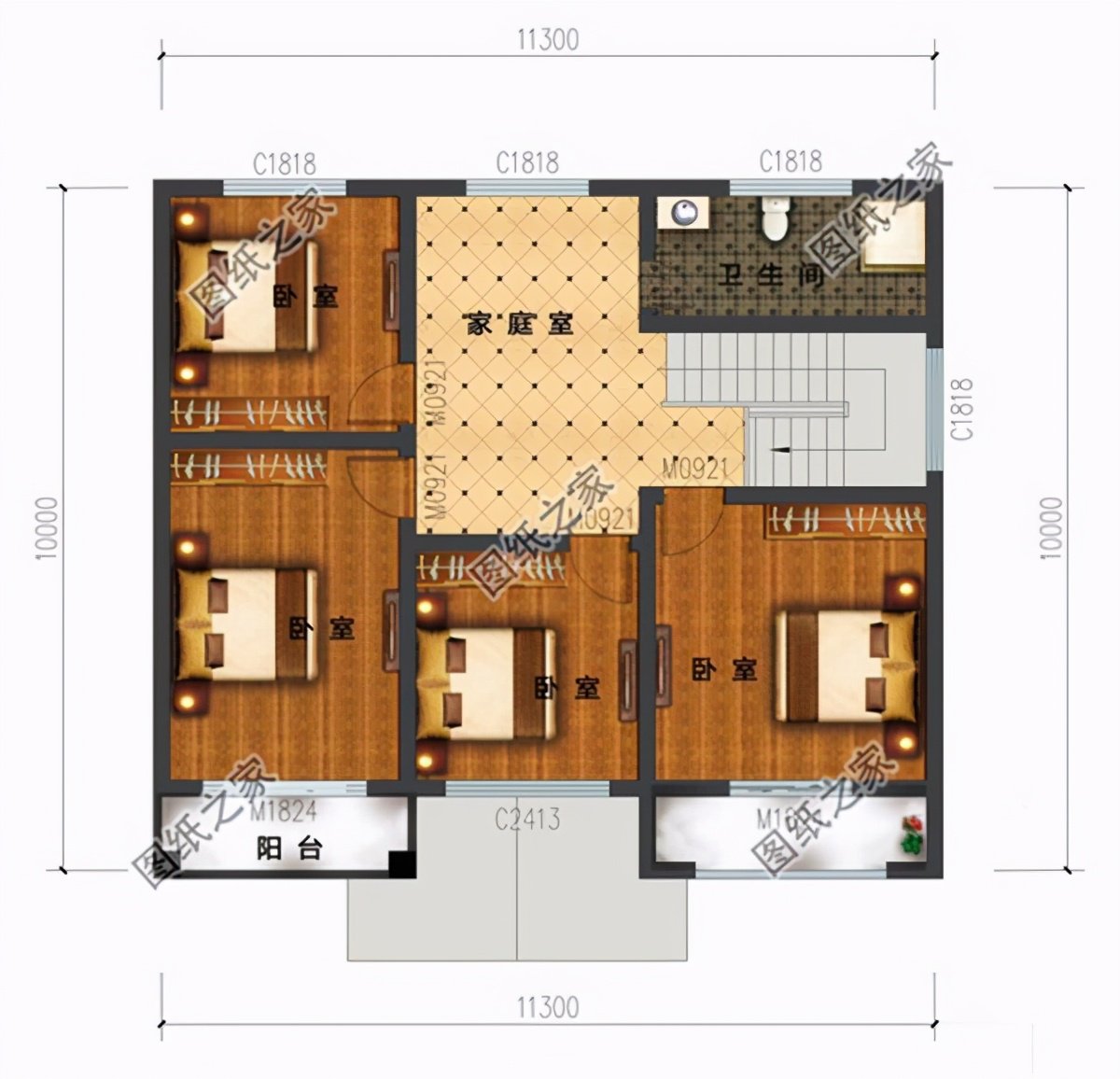 最新款二层别墅设计图,回到农村建房子,果然还是二层的最受喜爱