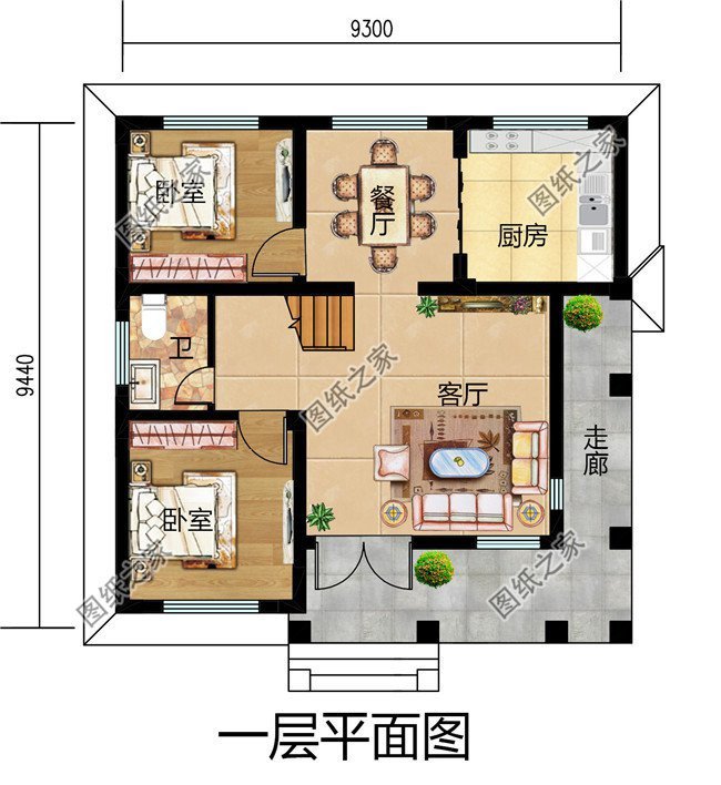 75平方小别墅设计图,70平方米别墅设计图 小户型的农村别墅,农村人手一栋的代表作