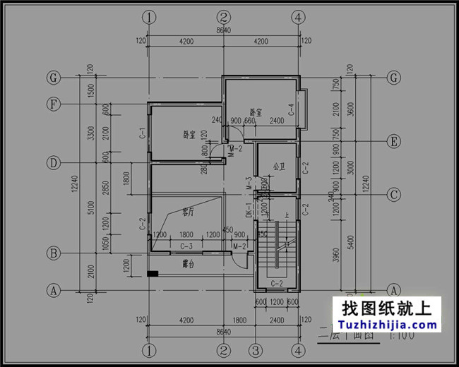 90平方米農村三層半房屋設計圖紙和效果圖,9米x12米