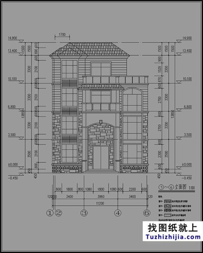 四层别墅设计图(含4层以上 电施:电气设计说明及图例,一层照明平面图