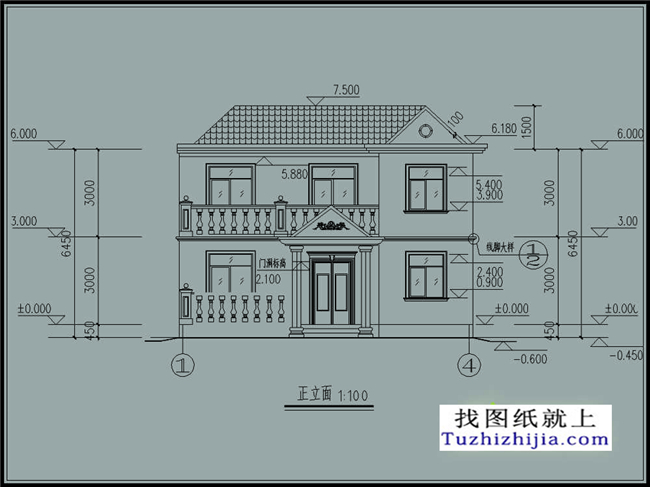 二层板配筋图,三层板配筋图,屋顶板配筋图,柱下独基,转角配筋平面图