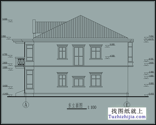 140平方米二層新農村經濟實用的房屋設計圖紙12x12米