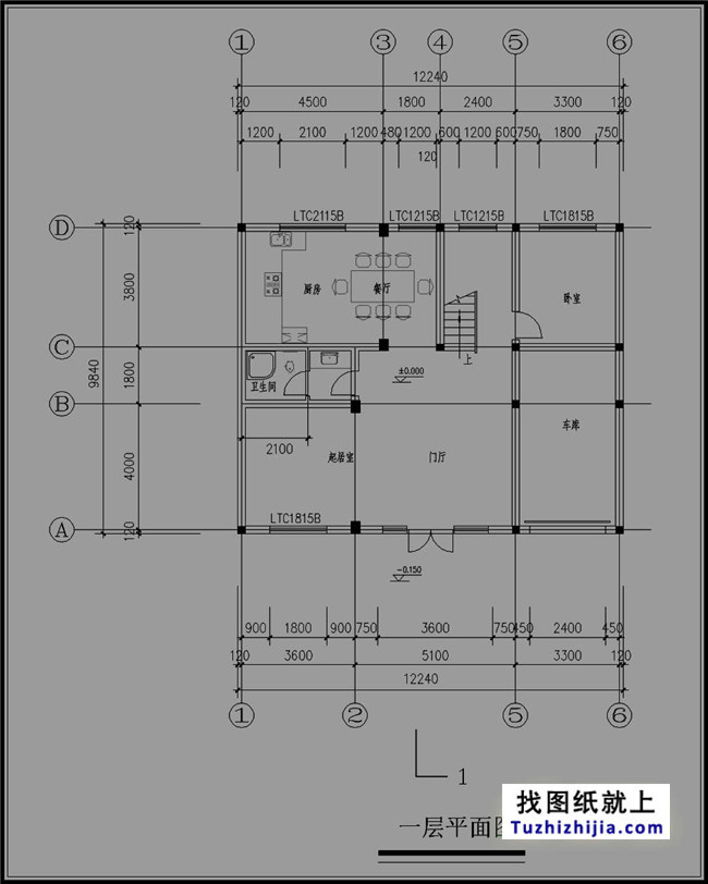 经典三层小别墅设计图纸（效果图+全套cad建筑图）