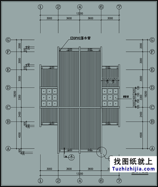 230平方米新農村雙拼別墅戶型圖全套設計方案,13x18米