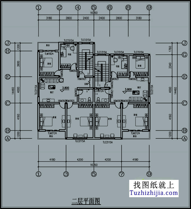 200平方米廣東新農村兄弟合建三層雙拼房屋設計方案16x14米