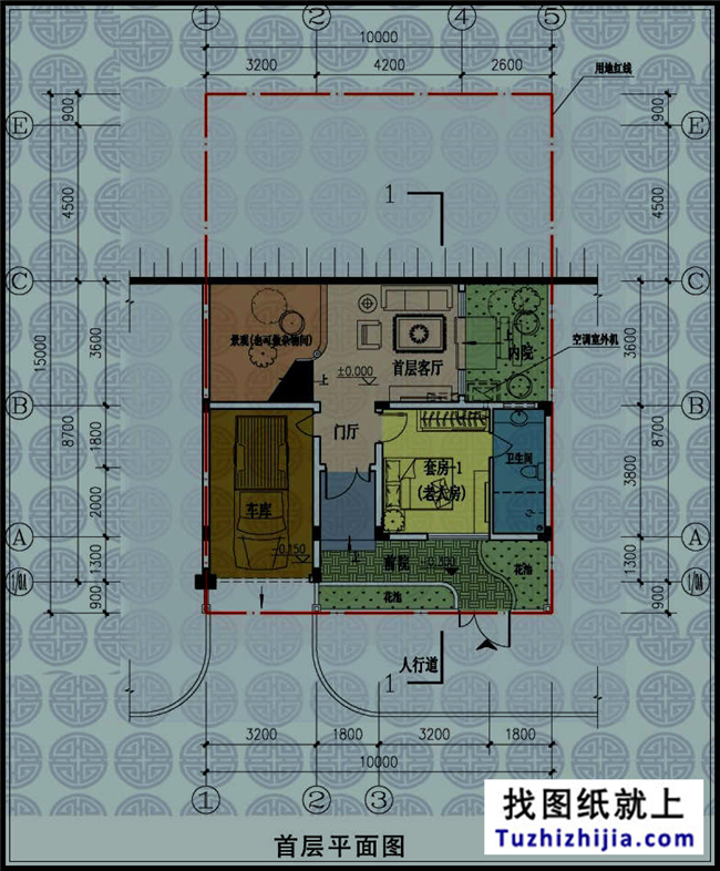 300平方米農村節能環保的三層雙拼房屋設計圖紙大全20x15米