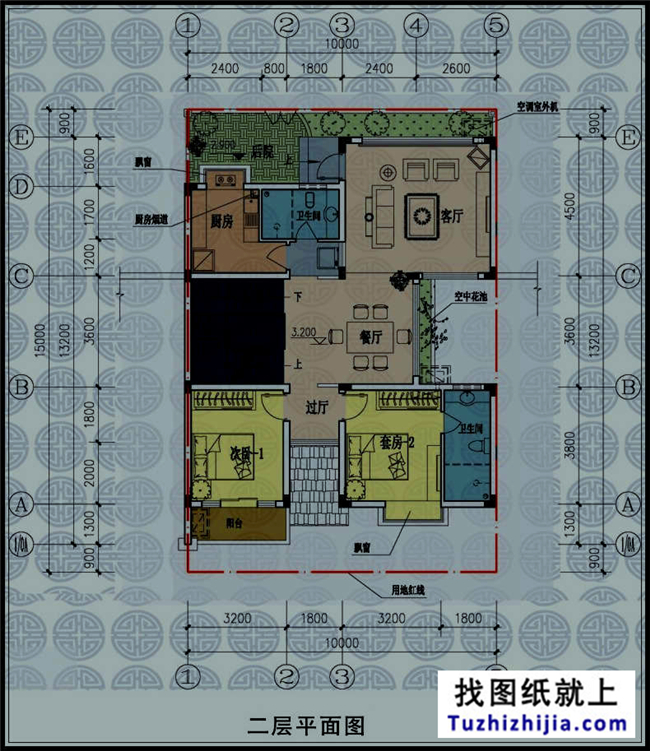 300平方米農村節能環保的三層雙拼房屋設計圖紙大全20x15米