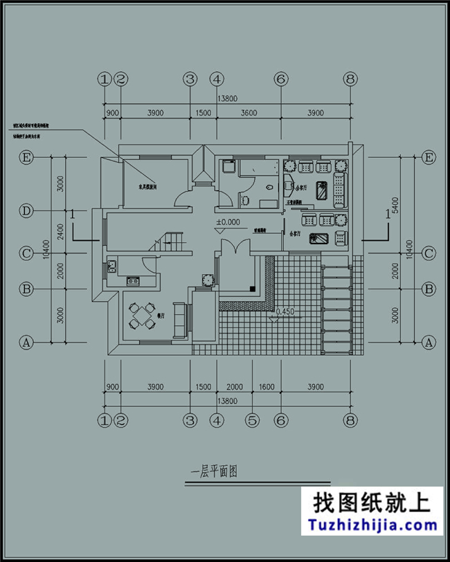 110平方米農村三層自建房設計圖紙帶外觀圖14x10米