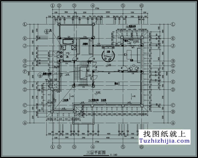 260平方米三层豪华别墅设计施工图纸带外观图,18X20米