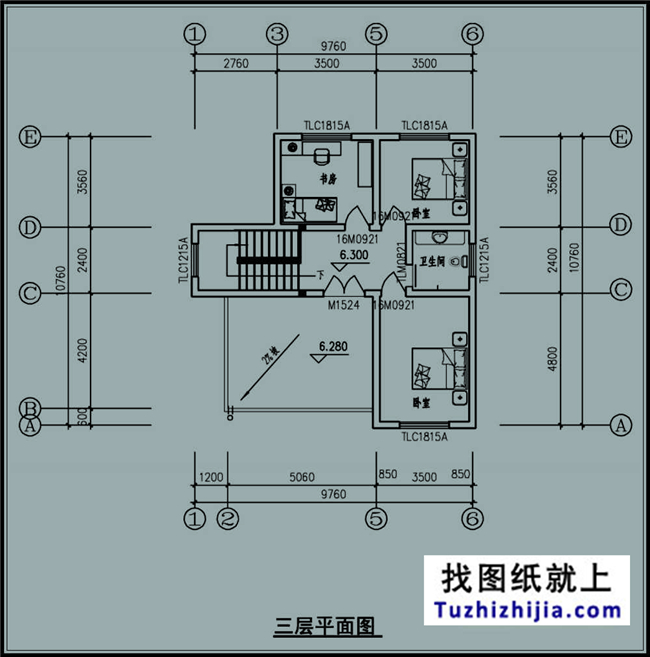 造价：20万,新农村简单实用的三层自建别墅设计图,10X10米100平方米