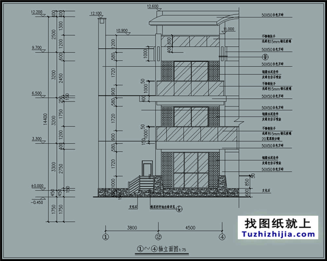 現代鋼結構別墅設計圖及效果圖,現代三層房屋精選