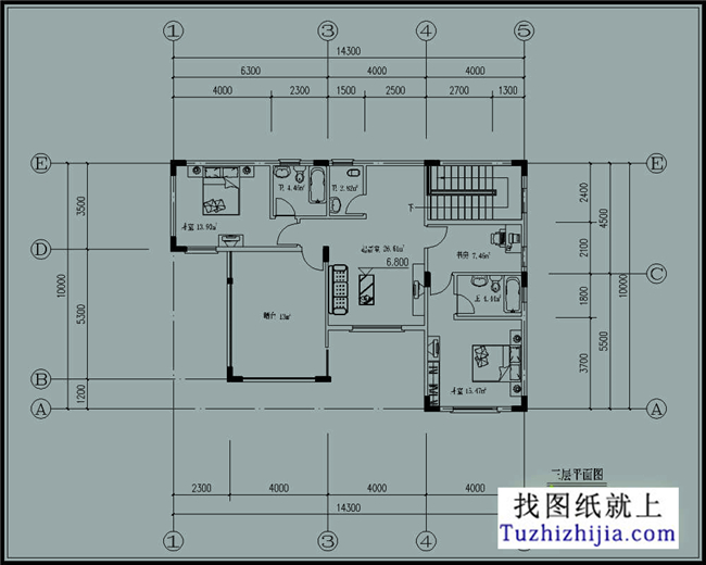 40多万农村漂亮带车库的三层别墅建筑图纸及效果图