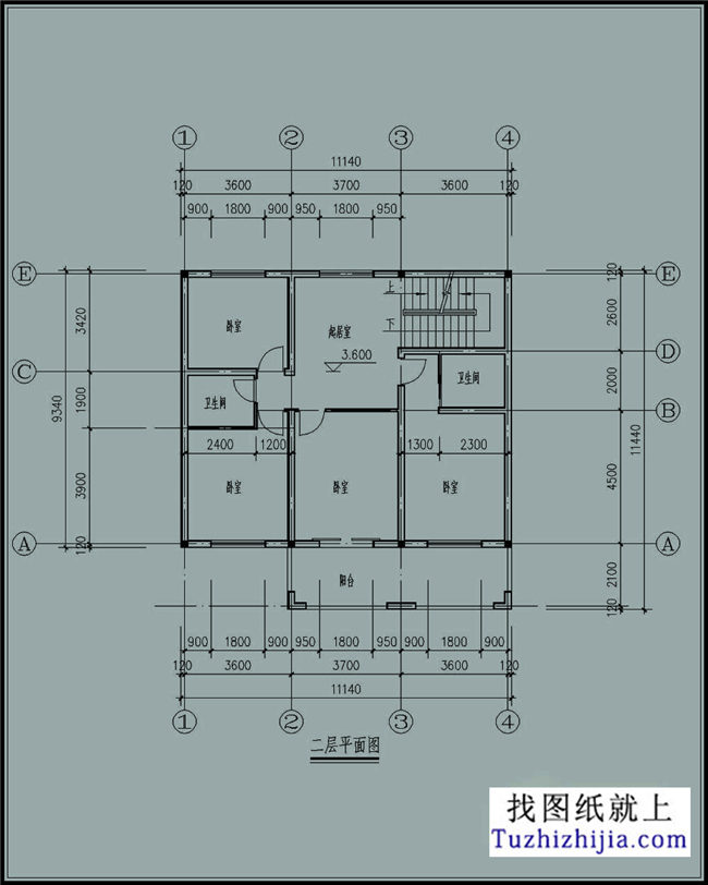 120平方木新农村自建别墅设计施工图纸及效果图