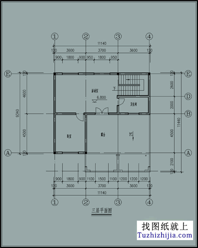 120平方木新农村自建别墅设计施工图纸及效果图
