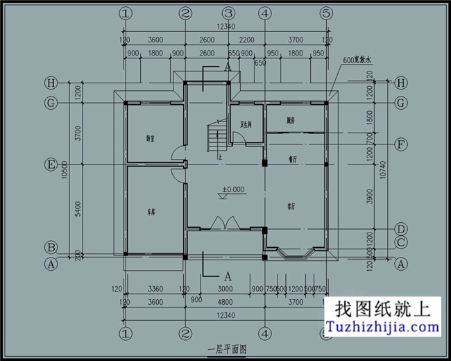 25万左右的农村房屋建筑施工设计图纸