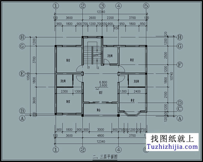 25万左右的农村房屋建筑施工设计图纸