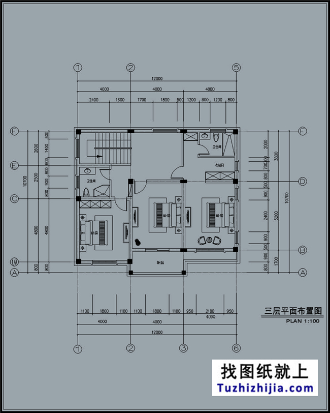 现代新农村三层房屋设计建筑图及效果图_三层别墅设计图_图纸之家