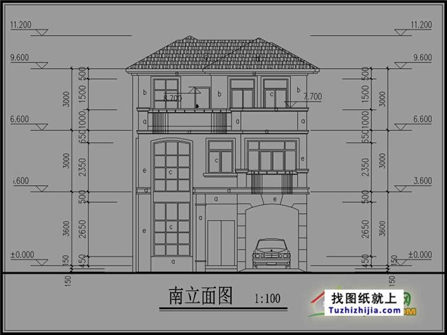 90平方米三層小別墅設計圖紙,帶效果圖,小型別墅方案精選