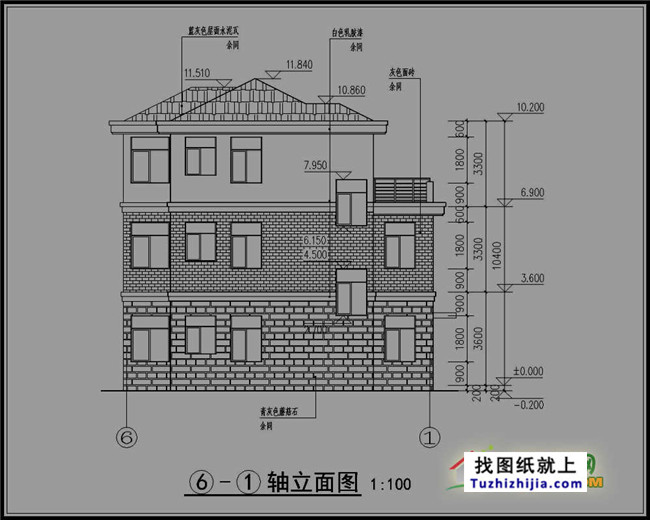 新农村住宅设计图集,三层房屋设计图纸展示
