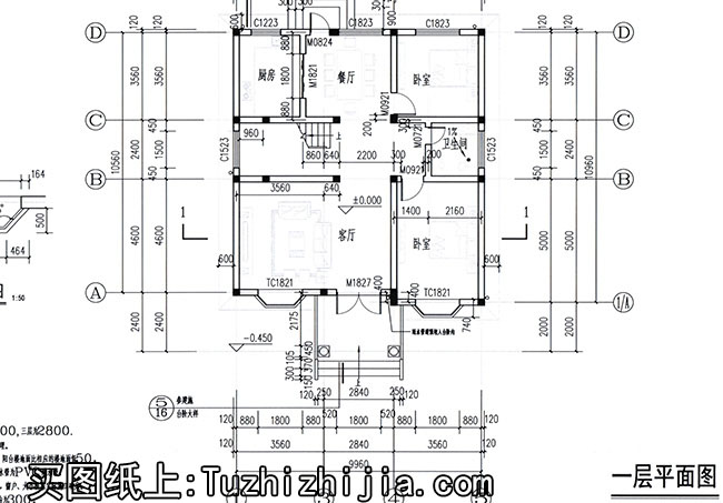 新农村三层带露台自建房设计施工图,农村自建别墅推荐