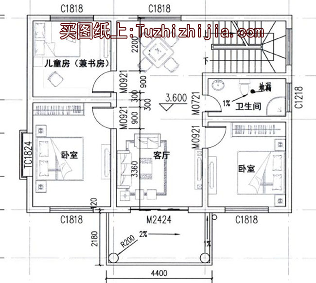 110平农村二层房屋设计图，新农村自建房户型推荐