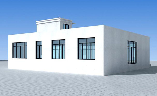 新中式现代一层别墅房屋设计图，含外观图片