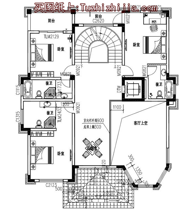 豪华高端三层带地下室别墅设计图，可带电梯