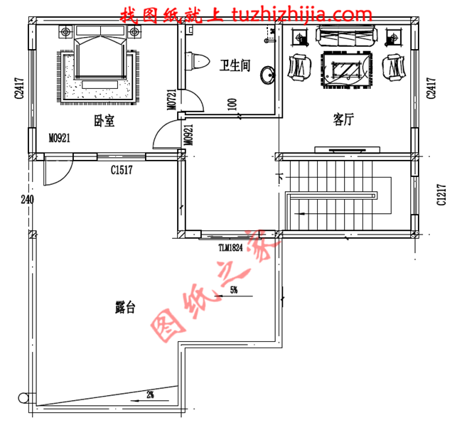 最新140平米三层自建房屋设计图纸，本户型带小院