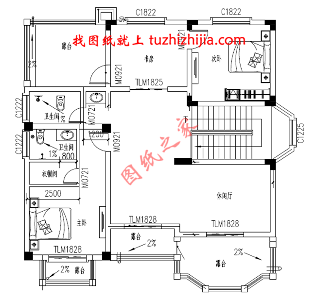 150平米简单大方的三层农村自建房设计图,坡层顶,色彩鲜明,布局合理实用