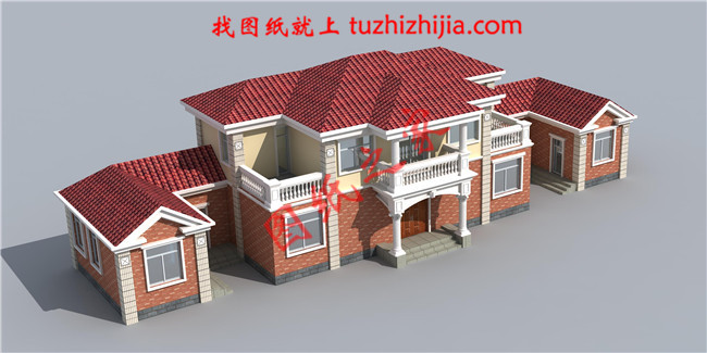 经典二层农村自建房屋别墅设计图纸,占地110平米左右