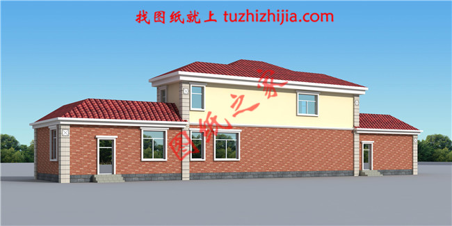经典二层农村自建房屋别墅设计图纸,占地110平米左右