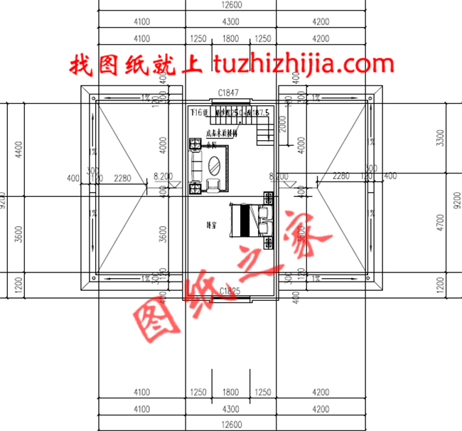 五星级土豪二层半小别墅,占地240平米,外观大气豪放