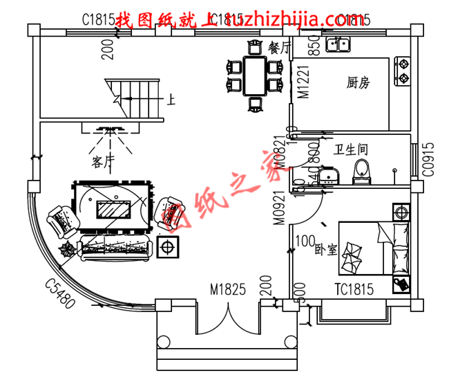 小平米四层自建房屋设计图纸,户型简单实用,占地80平方米
