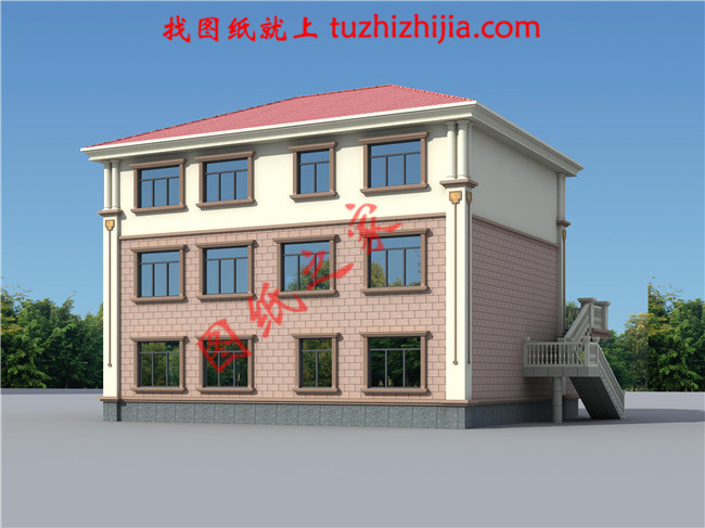 160平米三层别墅设计图,功能齐全,外观漂亮,适合和父母同住