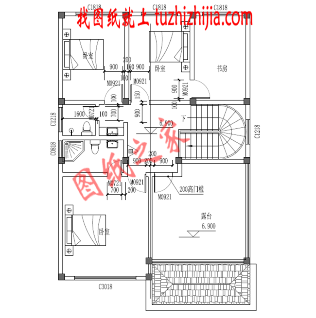 小户型农村三层房屋设计图,占地120平米,布局非常合理,外表典雅华美
