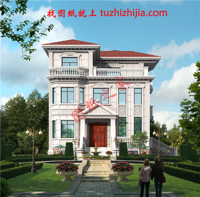 带地下室新农村三层房屋图纸,高大上的外观,内部布局合理,经典的造型