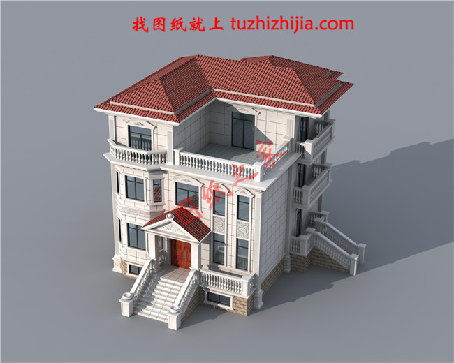 带地下室新农村三层房屋图纸,高大上的外观,内部布局合理,经典的造型