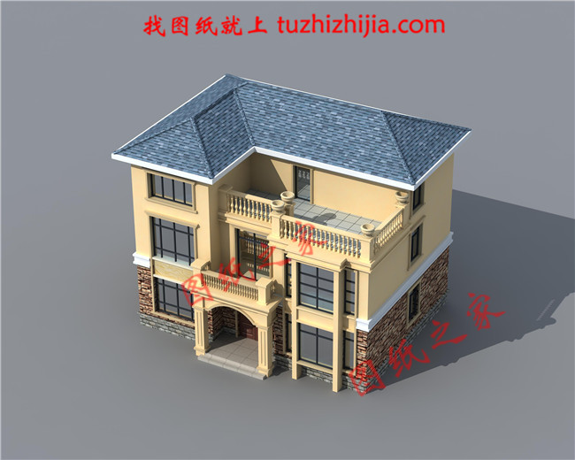 100左右乡下三层楼房设计图，户型方正，小面积宅基地的福音