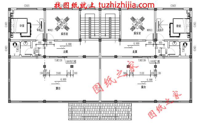 农村建房兄弟双拼三层，经典的欧式风格，大气的外观
